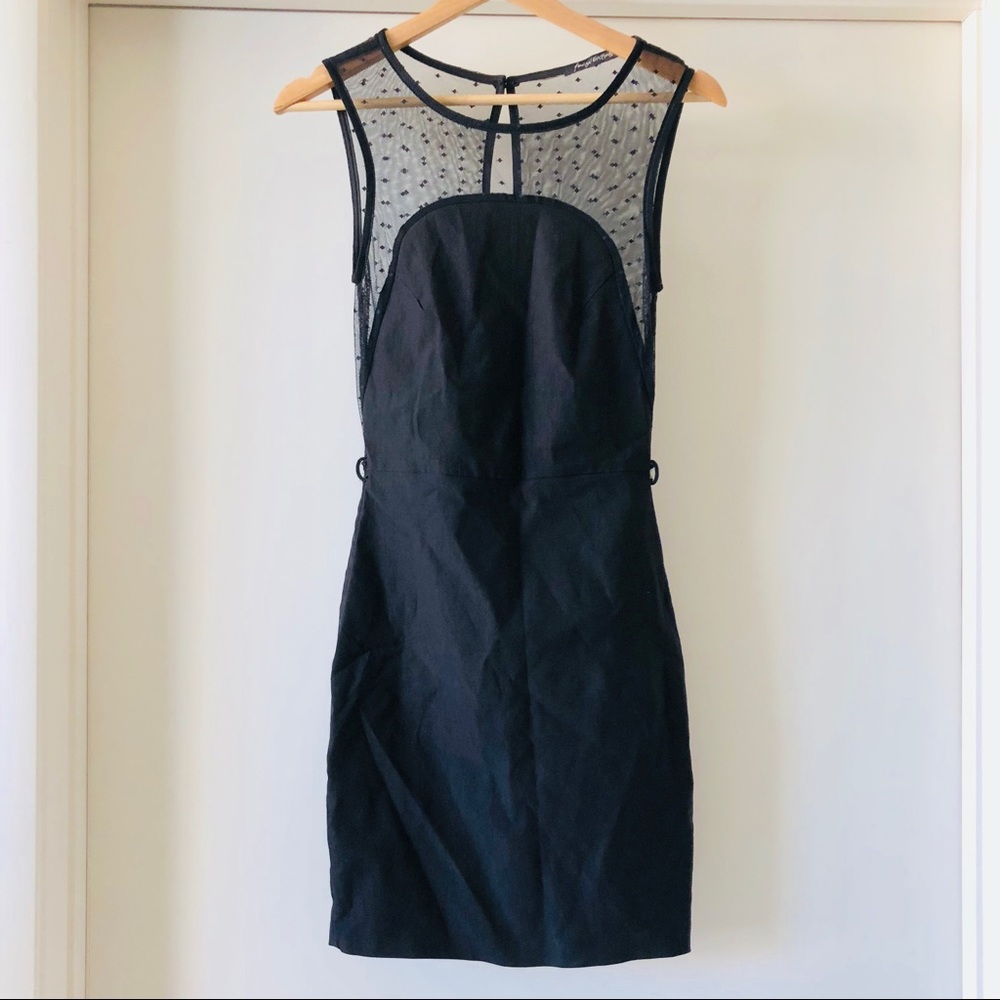 Black cocktail dress